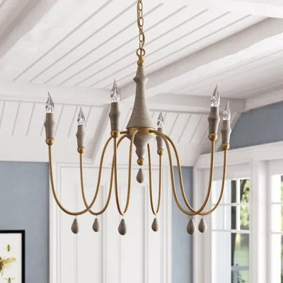 Gabby Clay Chandelier - Small In Brown