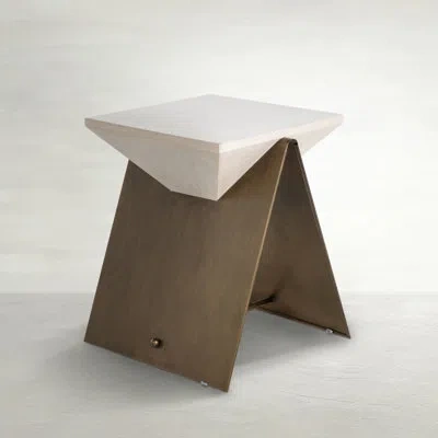 Gabby Cornet Trestle End Table