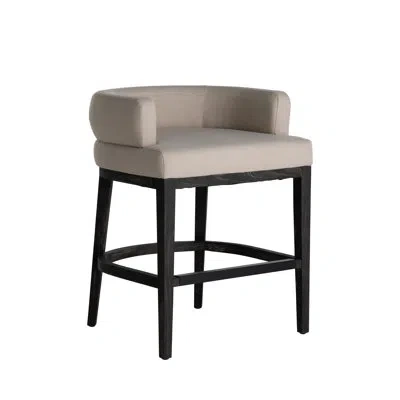 Gabby Douglas Stool In Ivory Beige