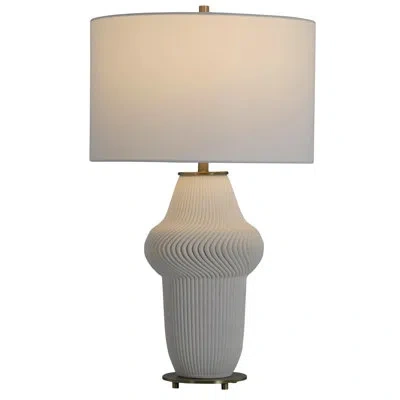 Gabby Elara Table Lamp In Ivory