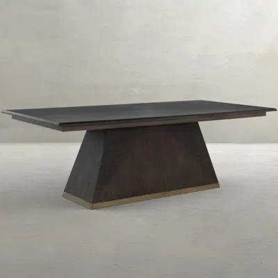 Gabby Ferris Dining Table - Dark In Cerused Forest Black
