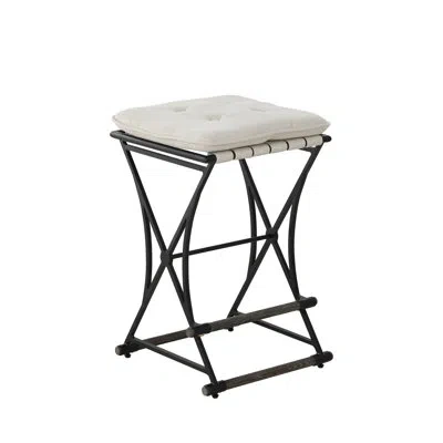Gabby Frederick 26.5" Counter Stool In Ivory