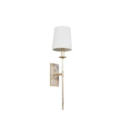 Gabby Garnet 1-light Wallchiere In Silver