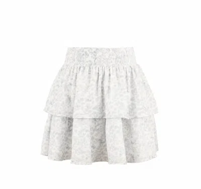 Gabby Kids' Girls Audrey Floral Skirt In Blue In White