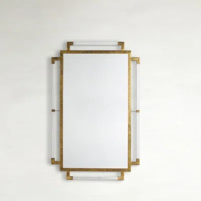 Gabby Huxley Glam Accent Mirror In Gold