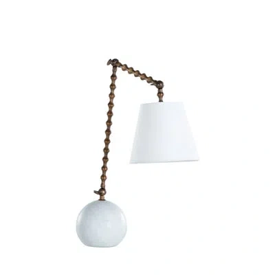 Gabby Iron Table Lamp In White