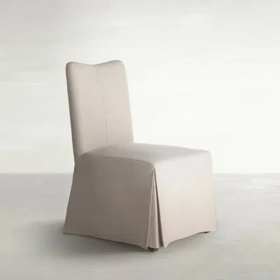Gabby Jeanette Fabric Side Chair In Ivory Beige In Cerused Ash