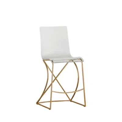 Gabby Johnson Bar & Counter Stool In Antique Gold