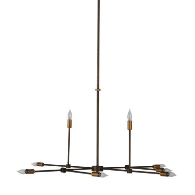 Gabby Lanier 8 - Light Sputnik Chandelier In Antique Brass,matte Bronze;antique Brass|matte Bronze