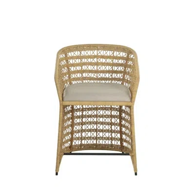 Gabby Libby Counter & Bar Stool In Vienna Custard; Dark Gray