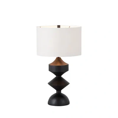 Gabby Maddox Resin Table Lamp In Black