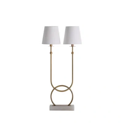 Gabby Mayfield Table Lamp In Matte Antique Brass,natural Alabaster