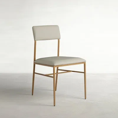 Gabby Metal Side Chair Dining Chair In Gold