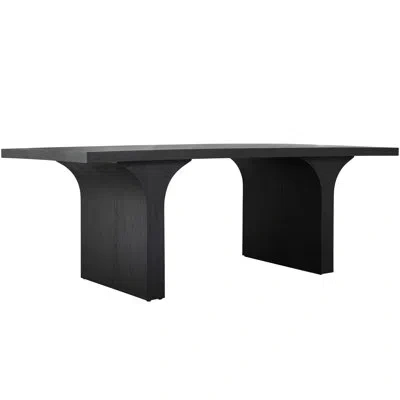 Gabby Miera Dining Table 84" In Brushed Black