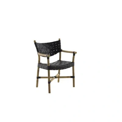 Gabby Morrison Upholstered Dining Chair In Natural Rattan