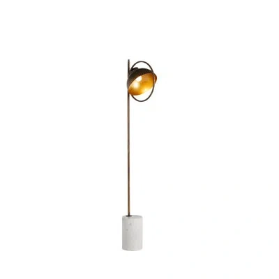 Gabby Olsen 76'' Rubbed Brass/antique Vintage Gold Traditional Floor Lamp In Rubbed Brass,antique Vintage Gold
