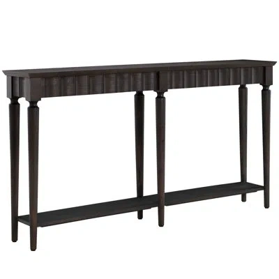 Gabby Peterson Long Console - Dark In Dark Stained Oak