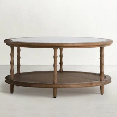Gabby Sabine Coffee Table In Satin Oak
