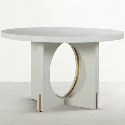 Gabby Sheila Dining Table In Cerused White