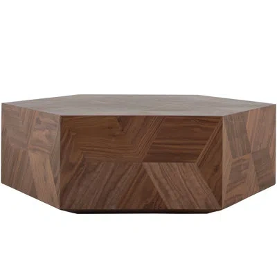 Gabby Single Coffee Table In Brown