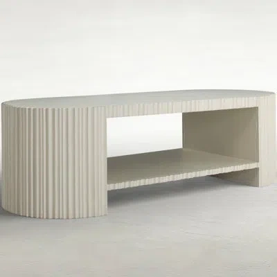 Gabby Single Coffee Table In White