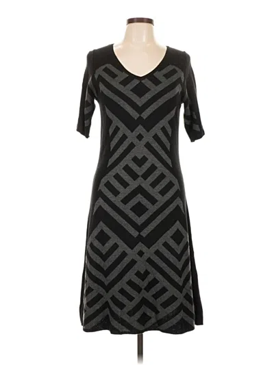 Pre-owned Gabby Skye Casual Dress In Black