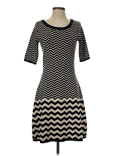 Pre-owned Gabby Skye Casual Dress In Black