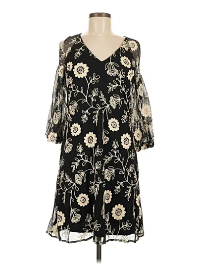 Pre-owned Gabby Skye Casual Dress In Black