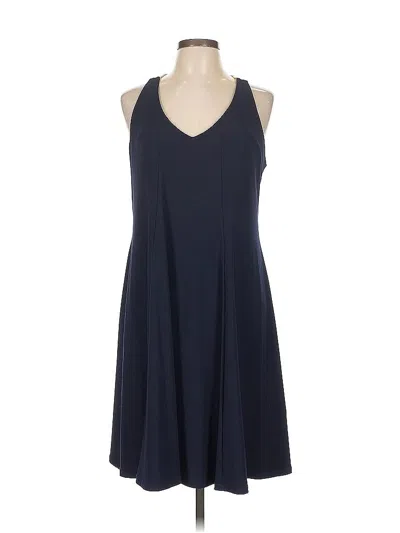 Pre-owned Gabby Skye Casual Dress In Blue