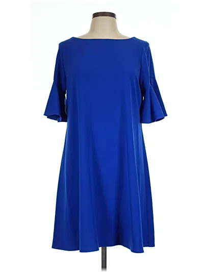 Pre-owned Gabby Skye Casual Dress In Blue