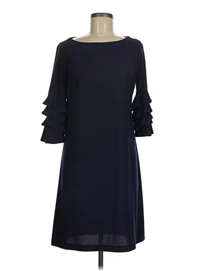 Pre-owned Gabby Skye Casual Dress In Blue