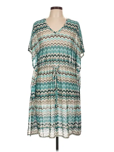 Pre-owned Gabby Skye Casual Dress In Blue