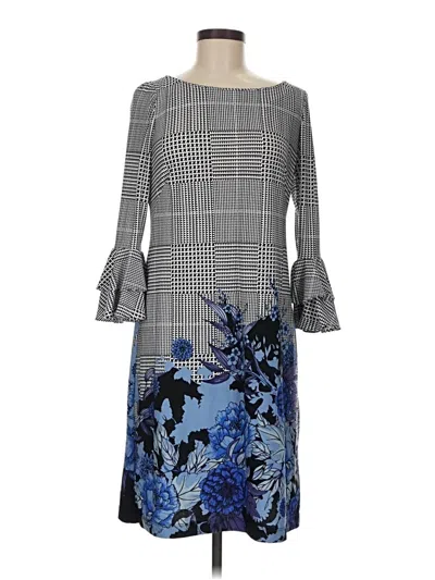 Pre-owned Gabby Skye Casual Dress In Blue