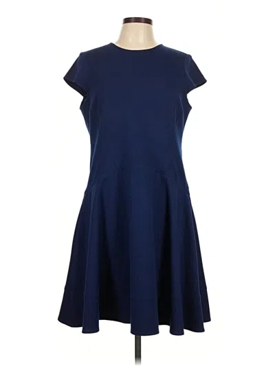 Pre-owned Gabby Skye Casual Dress In Blue