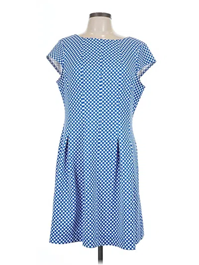 Pre-owned Gabby Skye Casual Dress In Blue