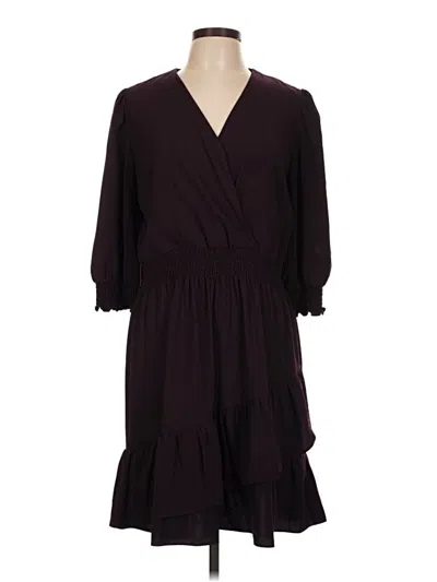 Pre-owned Gabby Skye Casual Dress In Burgundy