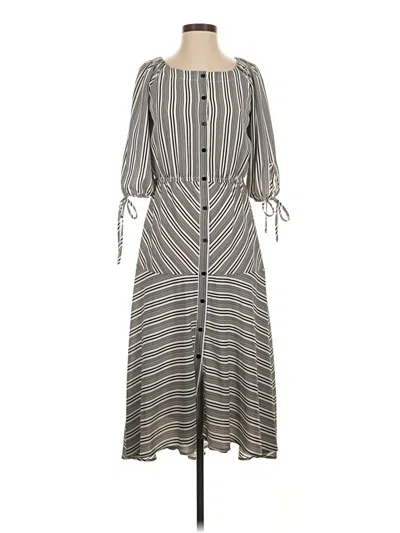 Pre-owned Gabby Skye Casual Dress In Gray