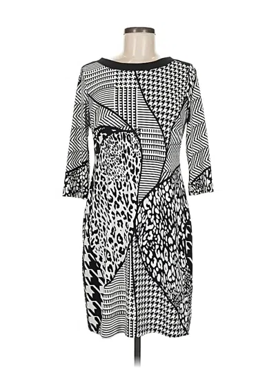 Pre-owned Gabby Skye Casual Dress In Gray