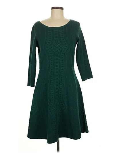 Pre-owned Gabby Skye Casual Dress In Green