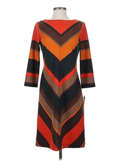 Pre-owned Gabby Skye Casual Dress In Orange