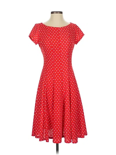 Pre-owned Gabby Skye Casual Dress In Red