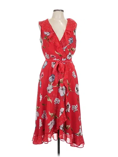 Pre-owned Gabby Skye Casual Dress In Red