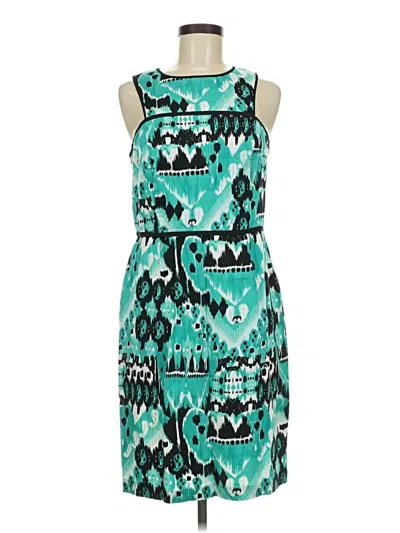 Pre-owned Gabby Skye Casual Dress In Teal