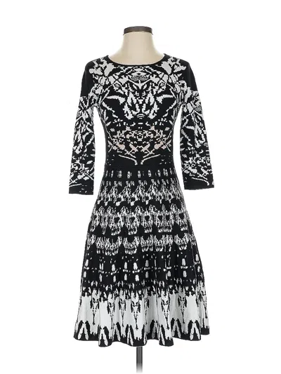 Pre-owned Gabby Skye Cocktail Dress In Black