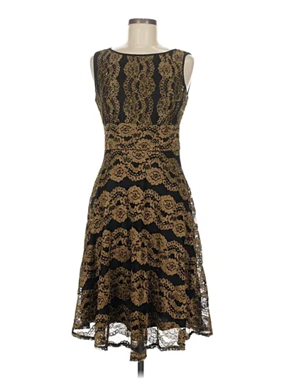 Pre-owned Gabby Skye Cocktail Dress In Black