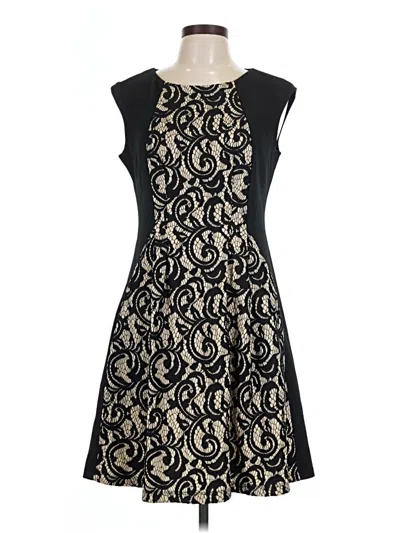 Pre-owned Gabby Skye Cocktail Dress In Black