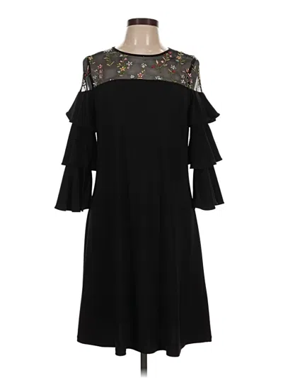 Pre-owned Gabby Skye Cocktail Dress In Black