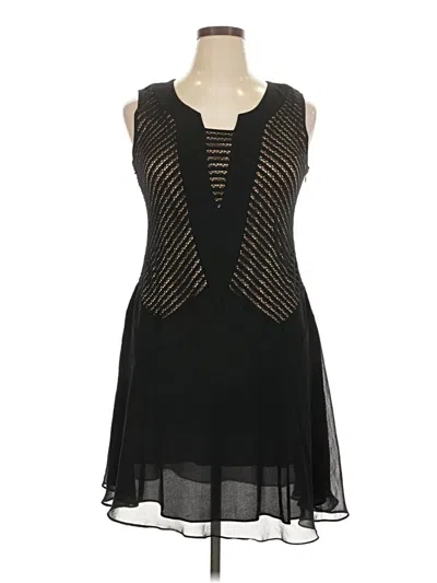 Pre-owned Gabby Skye Cocktail Dress In Black