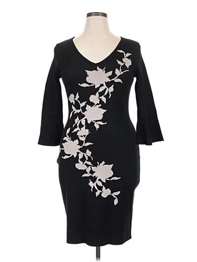 Pre-owned Gabby Skye Cocktail Dress In Black