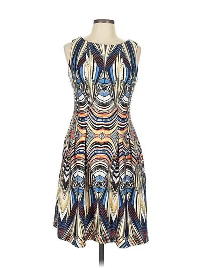 Pre-owned Gabby Skye Cocktail Dress In Blue
